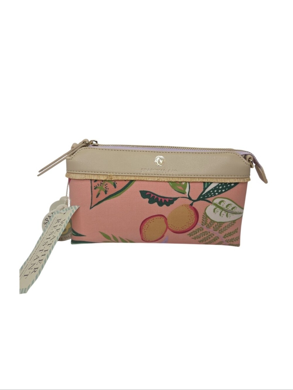 Spartina 449 Emma Crossbody Clutch Pink Lemonade NWT